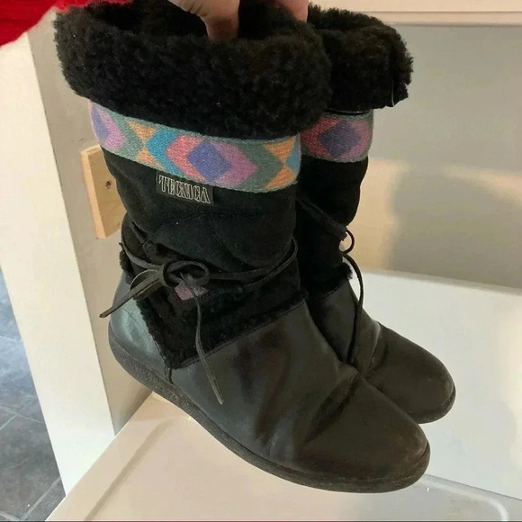 Tecnica vintage  leather boots - Picture 1 of 4